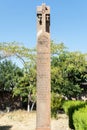 Sundial at Saint Mesrop Mashtots church, Oshakan, Armenia