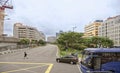 View of Sungei Rd. On the street pedestrians and cars