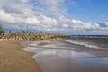 View of The Sunikari beach and The Gulf of Bothnia, Hailuoto island, Finland Royalty Free Stock Photo