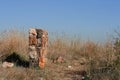 STONE PILLAR AT THE TOP OF A HILL