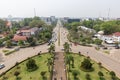 View From The Top Of Patuxai Monument, Vientiane, Laos