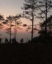 View before sunrise , phu kradung