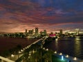 Gorgeous View from New Pier Overlooking Downtown St Pete FL 