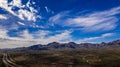 View of Sunset Over Tubac, Arizona Royalty Free Stock Photo