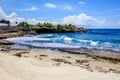 View from Sunset Point beach at Sandy Bay, Nusa Lembongan, Indonesia Royalty Free Stock Photo
