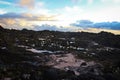 View of the sunset from the top of Mount Roraima Royalty Free Stock Photo