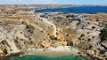 View of the Surfers' Beach in Cabo Ledo, Angola