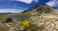 View of the surrounding area of PeÃÂ±alara mountain in Madrid Spain Royalty Free Stock Photo