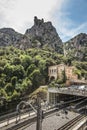 View of the surroundings from the Montserrat Monastery in Spain