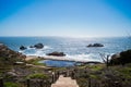 View of Sutro Baths at Lands end lookout Royalty Free Stock Photo