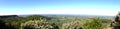 View from Sutton Bank in the North York Moors National Park Royalty Free Stock Photo