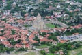 The view of Svetitskhoveli Cathedral in Mtskheta Royalty Free Stock Photo