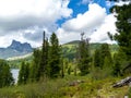 View of Svetloye Lake in the Ergaki Nature Park