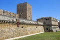 View of the swabian castle of Bari, Apulia, Italy Royalty Free Stock Photo