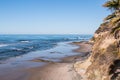 View of Swami`s Beach in Encinitas, California at Low Tide