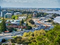 View of the Swan river and South Perth Royalty Free Stock Photo