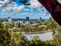 View of the Swan river and South Perth Royalty Free Stock Photo