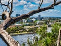 View of the Swan river and South Perth Royalty Free Stock Photo