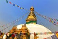 View of Swayambhunath, Kathmandu, Nepal Royalty Free Stock Photo