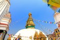 View of Swayambhunath, Kathmandu, Nepal Royalty Free Stock Photo