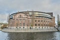 Swedish Parliament house Riksdagshuset in Stockholm Royalty Free Stock Photo