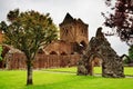 View of Sweetheart Abbey, Dumfries and Galloway Royalty Free Stock Photo