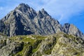 View of the Swiss alps: Beautiful Gimmelwald village, central Sw Royalty Free Stock Photo