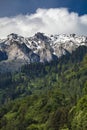 Swiss Alps Raetikon near Maienfeld Switzerland Royalty Free Stock Photo