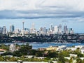 View of Sydney City Skyline, Australia Royalty Free Stock Photo