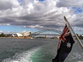 View of the Sydney Harbor Bridge and the Opera House, Australia