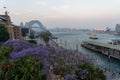 View of Sydney Harbor Bridge and Sydney Opera House. Australia.