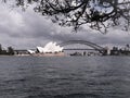 View of Sydney Harbour Bridge and Opera House Royalty Free Stock Photo