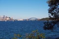 Sydney Harbour, City, OPera House and Bridge, Australia Royalty Free Stock Photo