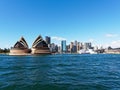 Sydney Opera House on Bennelong Point, Australia Royalty Free Stock Photo