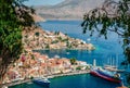 View of Symi from above.