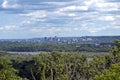 View from Syndenham lock out to Hamilton, Ont,Canada Royalty Free Stock Photo