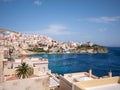 Syros town in a sunny day