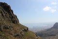 View from Table Mountain National Park, cape town south africa travel Royalty Free Stock Photo