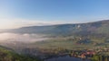 View of the Table Mountains Radkowskie Skaly.