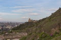 View of the Tabori Monastery, built on a hill in Tbilisi. Georgia country Royalty Free Stock Photo