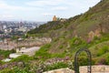 View of the Tabori Monastery, built on a hill in Tbilisi. Georgia country Royalty Free Stock Photo