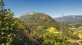 View of the Taillefer mountain in Haute Savoie, France