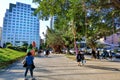 The view of taipei street. Royalty Free Stock Photo