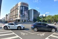 The view of taipei street. Royalty Free Stock Photo