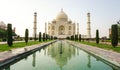 View of Taj Mahal in Agra, India