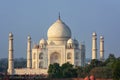 View of Taj Mahal in Agra, Uttar Pradesh, India