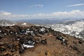 View taken while climbing Asahidake (Mount Asahi), the highest mountain in Hokkaido, Japan