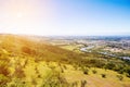 View of Talca and surroundings Royalty Free Stock Photo