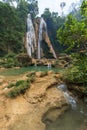 Dat Taw Gyaint Waterfall in Myanmar Royalty Free Stock Photo