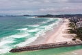 View of Tallebudgera Offleash Dog Beach.